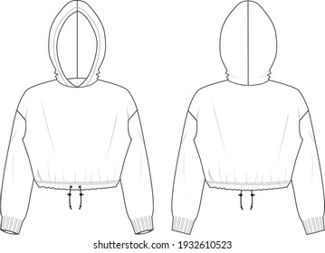 1,491 Cropped Hoodie Images, Stock Photos & Vectors 