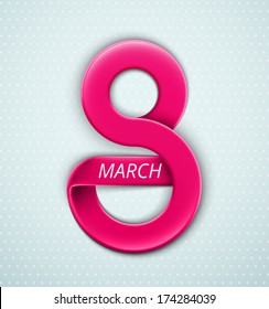 Women's Day, 8 March, eps 10