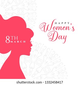 Women's Day 8 March Illustration