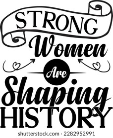 Women's day 8 march t-shirt design template