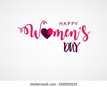 Women's Day background design, Vector Illustration.