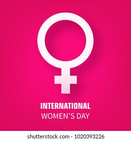 Women's Day background design, Vector Illustration.