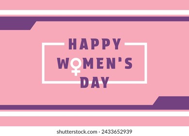 women's day background poster banner vector design template