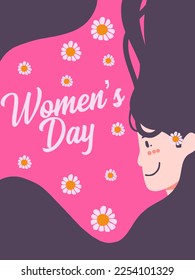 
womens day background vector illustration template for poster, cover, card