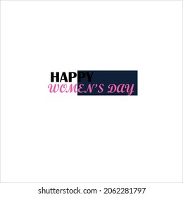 logotipo vectorial de fondo del día de la mujer