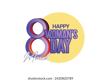 women's day banner. 8 march holiday background. Vector illustration for poster, greeting cards, booklets, promotional materials, website