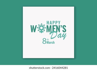 women's day banner design social media post