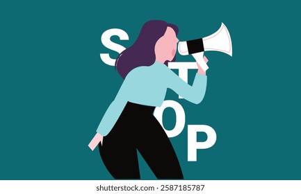 women's day campaign background. Illustration of face style paper cut with copy space for international women's day.