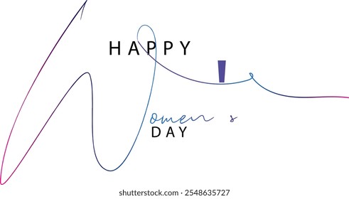 Women's Day card, background, 8 March. Vector, Happy Women's Day