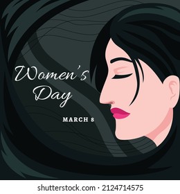 women's day celebration flat design 