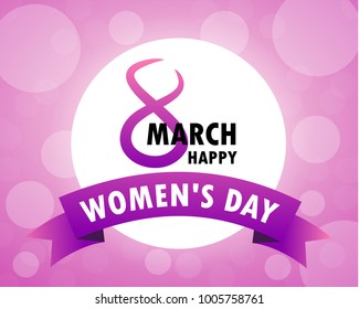 Women's Day concept design of vector.