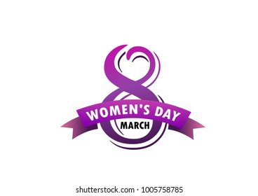 Women's Day concept design of vector.