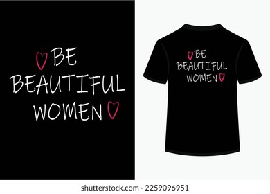 Women's day creative and unique typography design