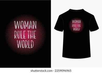 Women's day creative and unique typography design