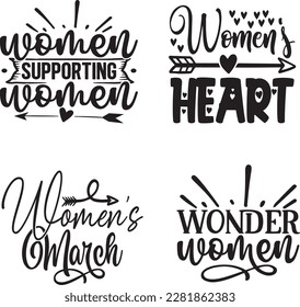 women's day cut file Bundle, Women's day SVG, Women's cut file quotes, Women day Cut Files for Circuit and Silhouette