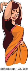 Women's Day design. Illustration of Women’s. Greeting card. Vector illustration. Women's empowerment