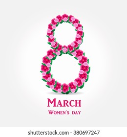 Women's day design, vector illustration eps10 graphic