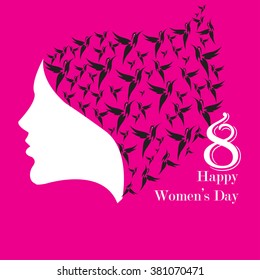 women's day design, vector illustration 
