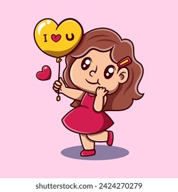 Women's day Greeting with text 8th March International women's day cartoon flat illustration