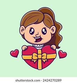 Women's day Greeting with text 8th March International women's day cartoon flat illustration