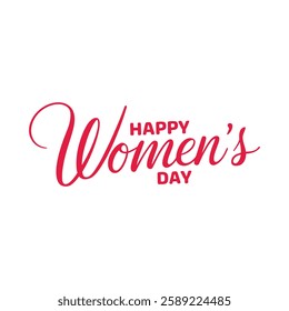 Women's Day hand drawn lettering.