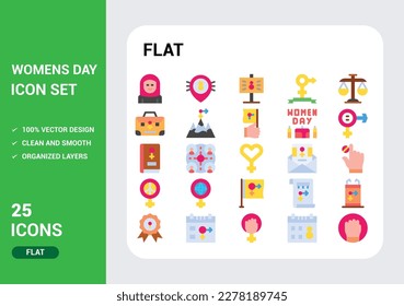 womens day icon set includes thin line pennant, thumbs up, present, letter, badge, freedom, stamp icons for report, presentation, diagram, web design
