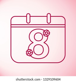 Women's Day icon vector