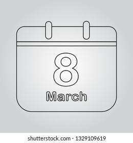 Women's Day icon vector