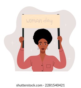 women's Day . independent women. independence. vector illustration . women