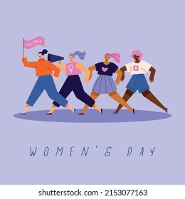 womens day invitation card style