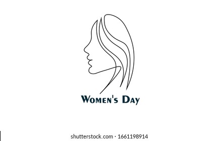 Womens Day Logo Paper Stock Vector (royalty Free) 1661198914 