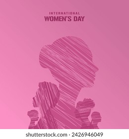 Women's Day Minimal Vector Greeting Social Media Post