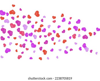 Women's Day postcard vector backdrop. Social media like vector symbols. Modern wedding invitation card background. Little flying confetti print design.