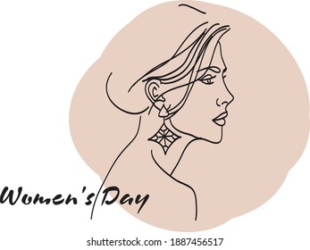 ilustración vectorial del día de la mujer