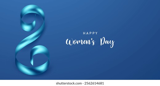 Women's Day poster or banner 8 March. Promotional and shopping template design for love and women's day concept.