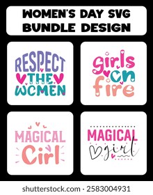 Women's Day Quotes Bundle, Women's Day T shirt Design, International Women's Day Bundle typography t shirt