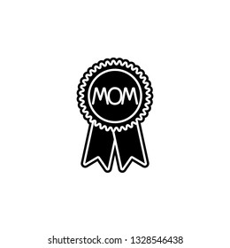 Women's day, reward, mom icon. Simple glyph, flat vector of 8 march icons for UI and UX, website or mobile application