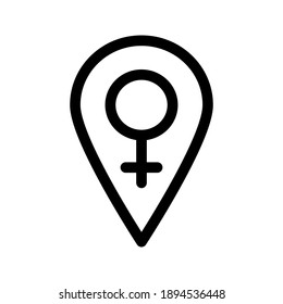 Diseño de la señal del Día de la Mujer. ilustración vectorial