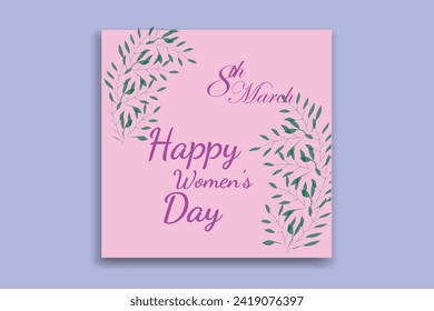women's day social media post, women's day banner design 