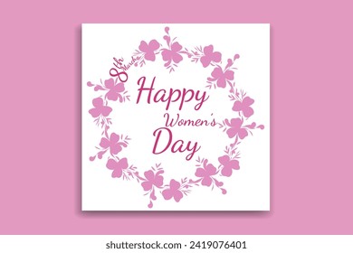 women's day social media post, women's day banner design 