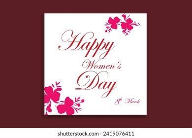 women's day social media post, women's day banner design 