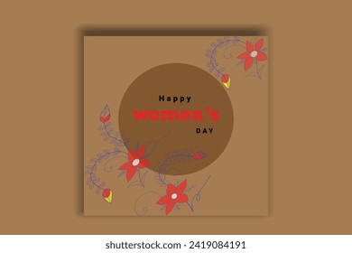 Women's day social media post women's day banner design