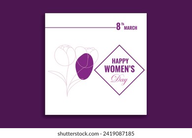 women's day social media post ,
women's day banner design 