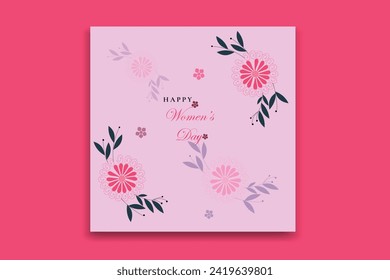  women's  day  social media post