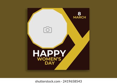 Women's Day Social Media post, Women's Day Banner