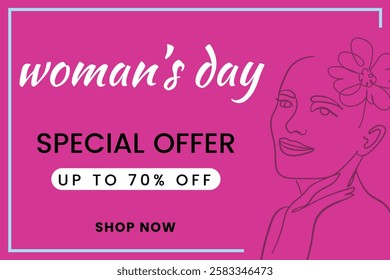 Women's Day Special Offer! Get up to 70% off on stunning styles. Celebrate with exclusive discounts—limited-time deal! Shop now and grab your favorites before the offer ends