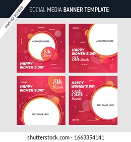 Women's day special social media template