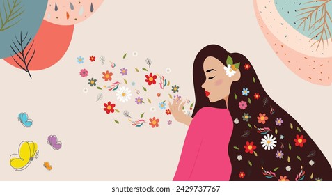 Women's Day Spring Greeting Card