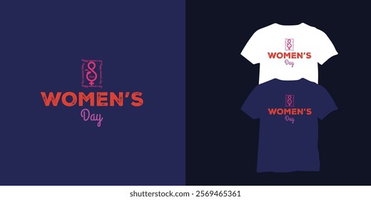 women's day t shirt design minimal design