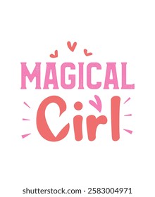 Women's day t shirt design, Happy women's day, Women's Day Quotes - Magical girl t shirt design.